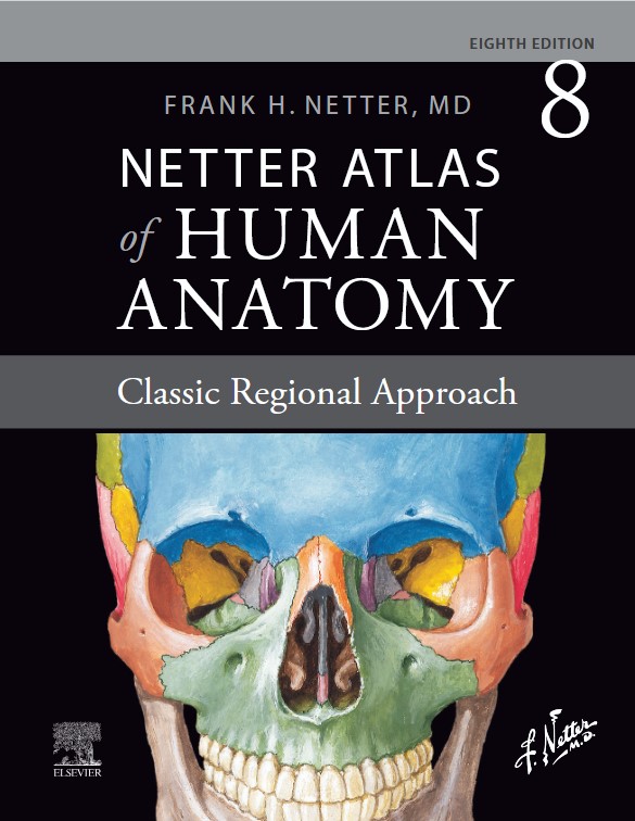 Netter Atlas Of Human Anatomy – 2023 گلاسه با اپندکس